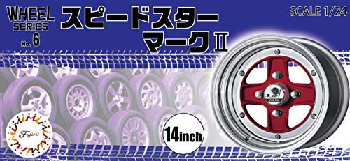フジミ模型 ホイールシリーズ No.6 1/24 スピードスター マークII 14インチ プラモデル用パーツ 送料無料