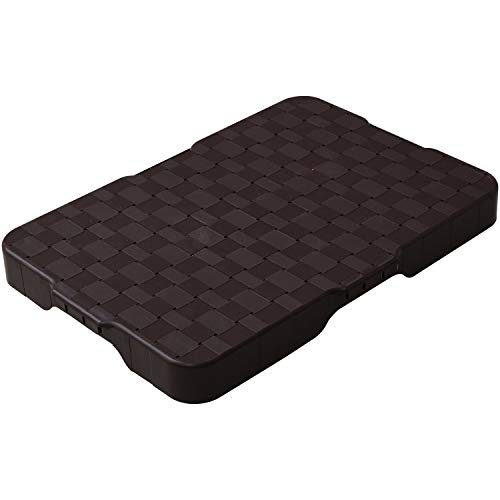 山善(YAMAZEN) 家庭用平台車 28.5×41cm 耐荷重50kg 軽量0.8kg 連結機能 エラストマーキャスター 台車 平台車 送料無料