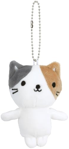 樂天商城 - スケーター(Skater) ぬいぐるみ マスコット キーホルダー ボールチェーン にゃ〜にゃ みけにゃ 猫 ZNKH1-A 送料無料