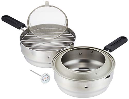 ドリテック(dretec)オダジマ ダブル天ぷら鍋 揚げてお仕舞い 20cm 送料無料