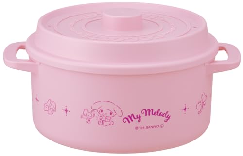 スケーター(Skater) ココット風 電子レンジ鍋 ザル付 食洗器対応 1600ml 18cm 日本製 サンリオ マイメロディ MWC 送料無料
