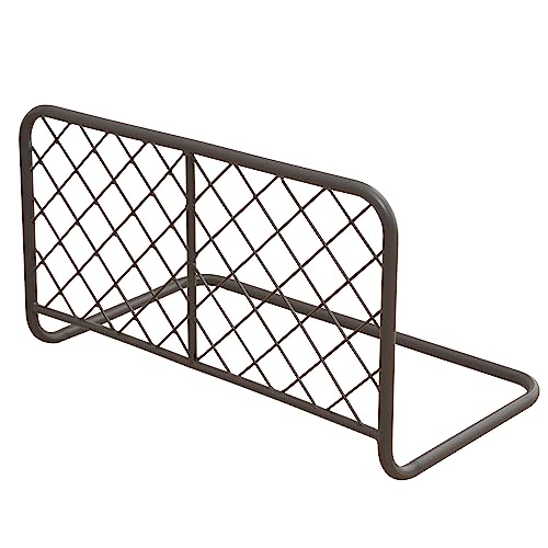 山善(YAMAZEN) ベッドガード 大人 落下防止 布団ずれ防止 取付カンタン 幅70×奥行38.5×高さ40.5cm 完成品 ダーク 送料無料