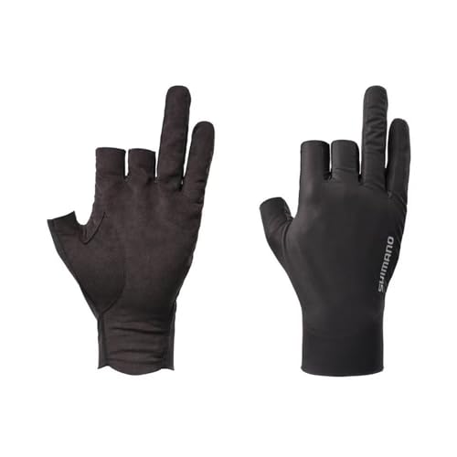 シマノ(SHIMANO) 05センシティブ グローブ 3本カット GL-006Y ブラック 2XL 送料無料