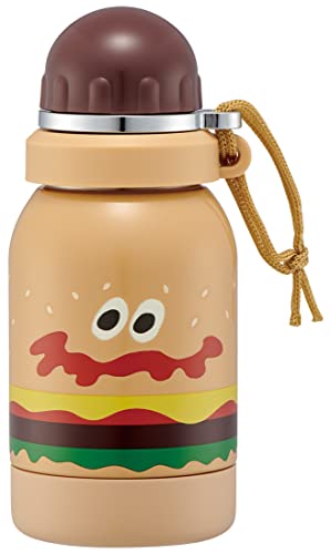 スケーター(Skater) 水筒 一層 ステンレスボトル 380ml 常温 健康 ドリンク用 バーガーコンクス SSSC4-..