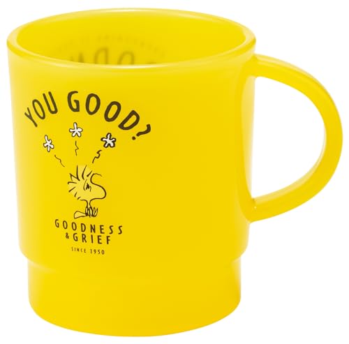 スケーター(Skater) スタッキング カップ 340ml 日本製 スヌーピー グッドネス 75th ウッドストック KP1-A 送料無料