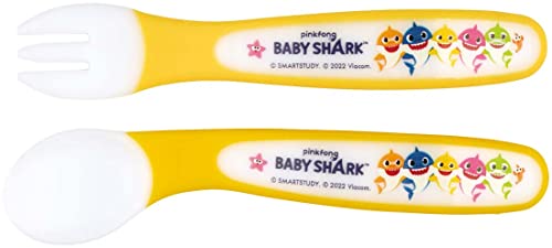 スケーター 子供用 スプーン フォーク セット ベイビーシャーク 12cm SFB2-A 送料無料