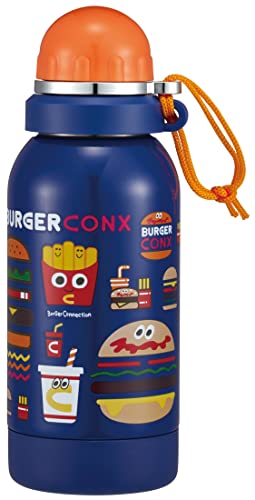 スケーター(Skater) 水筒 一層 ステンレスボトル 580ml 常温 健康 ドリンク用 バーガーコンクス SSSC6-..