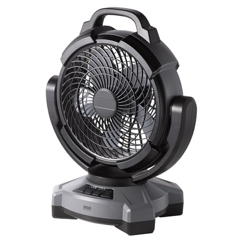 サンワサプライ 大型作業用ファン（充電式・自動首振り機能付き） FAN-W1BK 送料無料