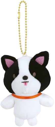 [スケーター] ぬいぐるみ マスコット キーホルダー ボールチェーン ぱぷぱぷぱぴー フレンチブルドッグ..