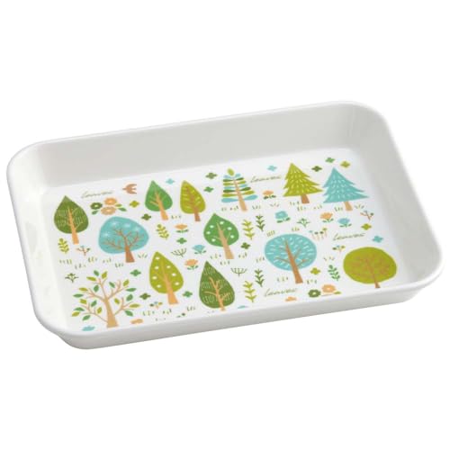 スケーター(skater) 小皿 メラミン ミニ プレート システム 食器 L トレー 皿 プレート 22.2cm×16.2cm フォレ 送料無料