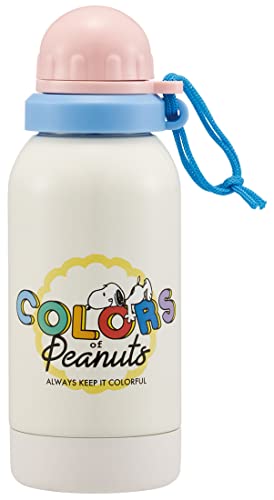 スケーター(Skater) 水筒 一層 ステンレスボトル 580ml 常温 健康 ドリンク用 スヌーピー ピーナッツ ..