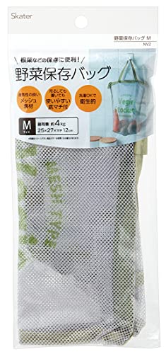 スケーター (skater) 野菜ネット 野菜保存バッグ M 25x27xマチ12cm ベーシック NV2-A 送料無料