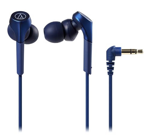 オーディオテクニカ ATH-CKS550X BL SOLID BASS カナル型 イヤホン 有線 重低音 ハ...
