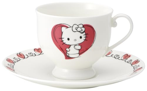 スケーター(Skater) カップ＆ソーサー コーヒーカップ カップソーサー 240ml 食洗機対応 NARUMI ボーンチャイナ 鳴海 送料無料