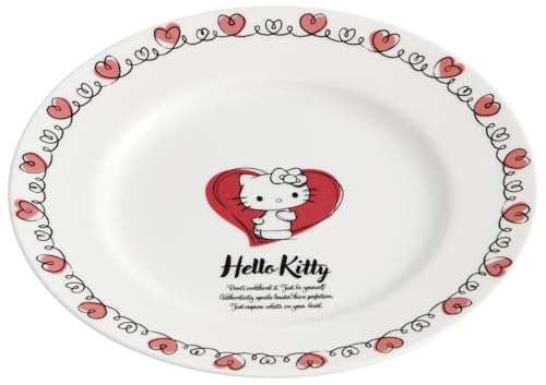 スケーター(Skater) プレート 19cm 食洗機対応 NARUMI ボーンチャイナ 鳴海製陶 日本製 サンリオ ハローキティ ドロ 送料無料