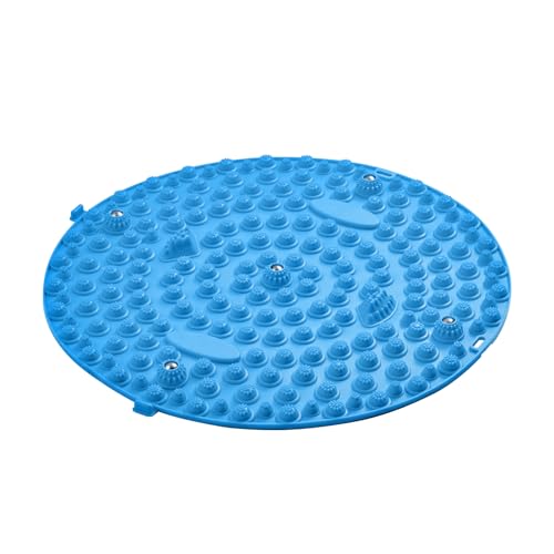 エレコム 足つぼマット 指圧マット 直径 34cm [あんま・指圧の代用/血行促進/筋肉の疲れをとる/筋肉のこりをほぐす] ツボ押し 指 送料無料