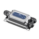 サンワサプライ PoEエクステンダー 防水対応(IP67) 2分配出力 最大100m延長 動作温度-20〜60℃対応 LAN-EXPOE 送料無料
