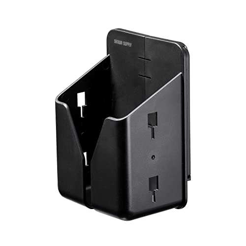 サンワサプライ 小物収納ポケット(左右幅調整機能付き) PDA-STN56 ブラック 送料無料