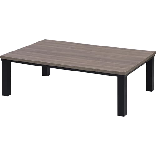 [山善] こたつ テーブル 幅120cm×奥行80cm 長方形 中間入切スイッチ 温度調節無段階 ブラウン HLT-F120..