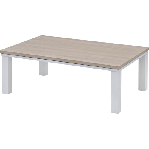 [山善] こたつ テーブル 幅105cm×奥行70cm 長方形 中間入切スイッチ 温度調節無段階 ナチュラル HLT-10..