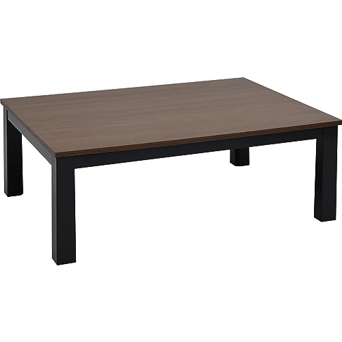 [山善] こたつ テーブル 長方形 幅105cm×奥行75cm リバーシブル天板 中間入切スイッチ 温度調節無段階 ..