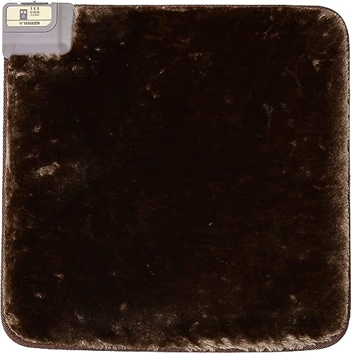 [山善] ミニマット 60×60cm ホットマット 強弱切替機能付 一人用 足元マット 電気座布団 電気マット ブラウン YMM-W60 送料無料