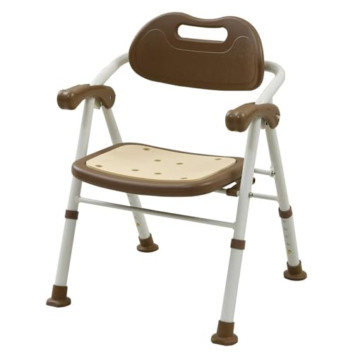 山善 コンフォート 折りたたみ シャワーチェア 高さ5段階 YS-1060 (BRBE) 送料無料