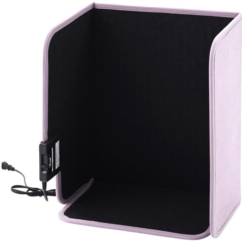 [山善] パネルヒーター 足元ヒーター デスク下 折り畳み式 5段階温度調節 切り忘れ防止タイマー 転倒防..