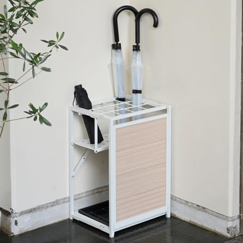 山善(YAMAZEN) 傘立て 折り畳み傘対応 軽量 折りたたみ可能【完成品】 傘たて 12本用 屋外 幅31.5×奥行26.5×高さ4 送料無料