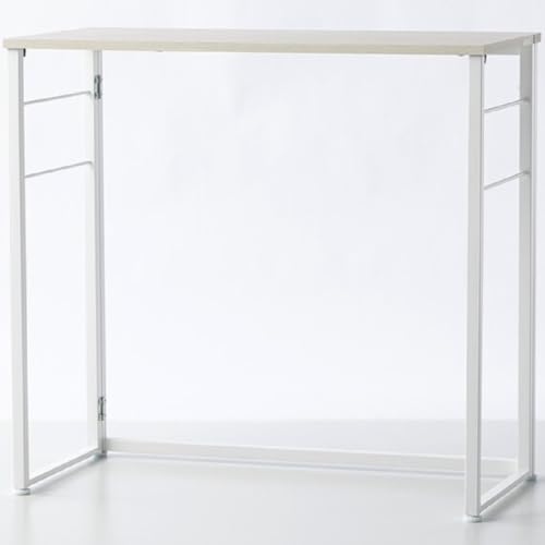 ホワイトウォッシュ/幅77×奥行37.6×高さ72cm/8760988・Color:ホワイトウォッシュ・パッケージ個数:1・カラー:ホワイトウォッシュ・サイズ:幅77×奥行37.6×高さ72cm・素材:パーチクルボード・重量:約5.8kg・年数:1年使わない時は折りたたんで収納できる。 アジャスター付きなので調節してガタつきを防止。 壁面収納「Nポルダシリーズ」と組み合わせて使える。 組み合わせ方いろいろ。 ・Nポルダシリーズと組み合わせて使いかたいろいろ ・お部屋をワークスペース、学習空間に ・使わないときは折りたたんでコンパクトに収納できる ・単体でも使用できる ・在宅ワークにもぴったり ・工具不要 【サイズ(約)】 組立時:幅77×奥行37.6×高さ72cm 天板厚さ:1.5cm