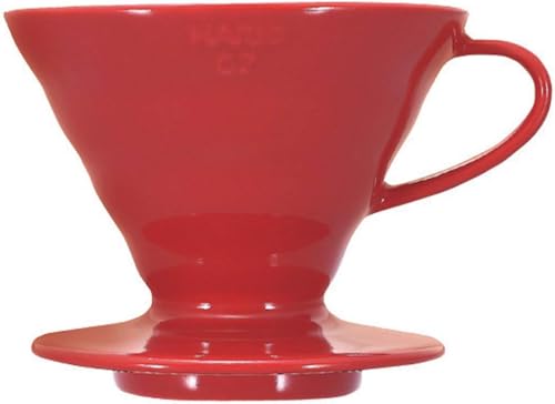 HARIO (ハリオ) V60 透過 コーヒードリッパー 01 セラミック レッド コーヒードリップ 1~2杯用 VDC-01R 送料無料