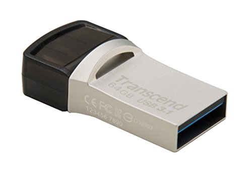 トランセンドジャパン トランセンド USBメモリ 64GB USB3.1 Gen1 Type-A/Type-C 両コネクタ-搭載 コン..