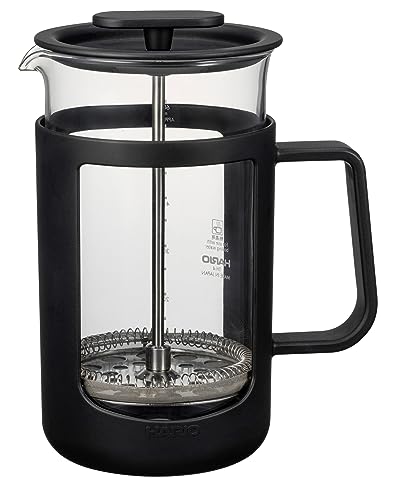 HARIO(ハリオ)カフェプレス・U プレス式コーヒー 耐熱ガラス 実用容量600ml ブラック CPU-4-B 送料無料