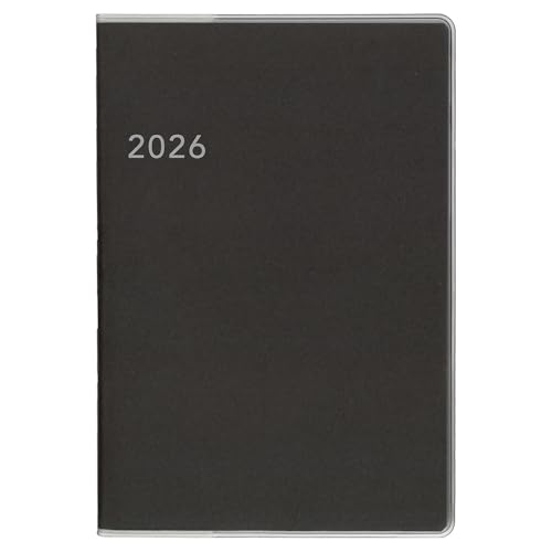 ダイゴー 手帳 2026 スケジュール帳 アポイント マンスリー ブロック A6 グレー E8147 2026年 1月始まり 送料無料