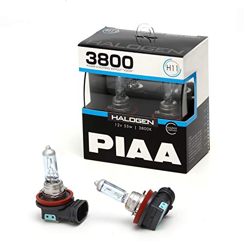 PIAA(ピア) 車用 バルブ ヘッドライト・フォグランプ用 ハロゲン H11 3800K 車検対応 2個入 12V 55W ECE規格 送料無料