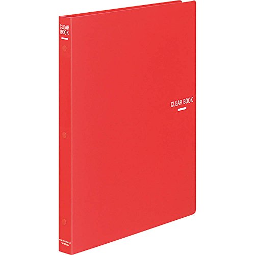 レッド/A4/ラ-320R・Size:A4Color:レッド・パッケージ個数:1・【寸法】 27×252×311mm・【サイズ】 A4-S・【付属ポケット枚数】 18枚・【最大収容ポケット枚数】 60枚・【リング内径】 17mm　【替紙】 ラ-380NM　【色】 赤●落としても開かないスーパーロックとじ具を採用した替紙式クリヤーブックです。 ●ポケットの中紙はグレー色です。