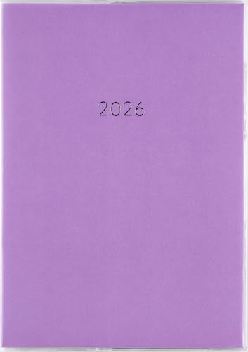 459 ミアクレールグラン4 月曜始まり 手帳 高橋書店 2026年版 紫 マンスリー A5判 送料無料