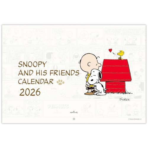ホールマーク スヌーピー 2026年 カレンダー 壁掛け 大 845360 送料無料