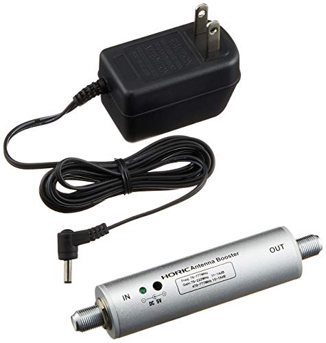 ホーリック アンテナブースター 室内・地デジ(UHF/VHF)専用 中継タイプ HAT-ABS024...