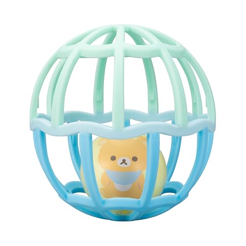 アガツマ(AGATSUMA) リラックマベビー しゃかしゃかボール ブルー Rirakkuma Baby (対象年齢:2ヶ月以上) 送料無料