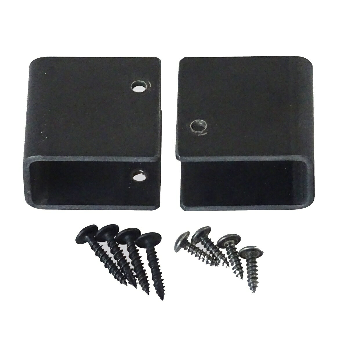 扉の取っ手用ブラケット 2個セット 黒皮鉄 室内の扉 玄関 ハンドル ナチュラル シンプル ドア 店舗 建..