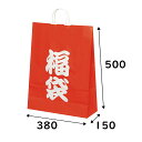 【ケース販売】紙袋 HV100 福袋 200枚 幅380×マ...