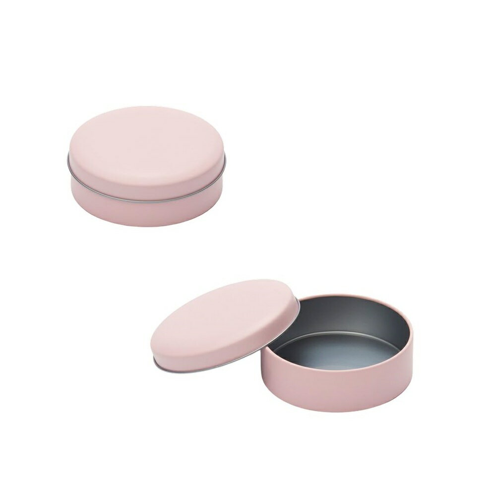 【取り寄せ品】無地缶 キャンディ ラウンド缶 サクラ 150個【スチール缶 丸缶 丸型 カラー無地 ラッピング ギフト】