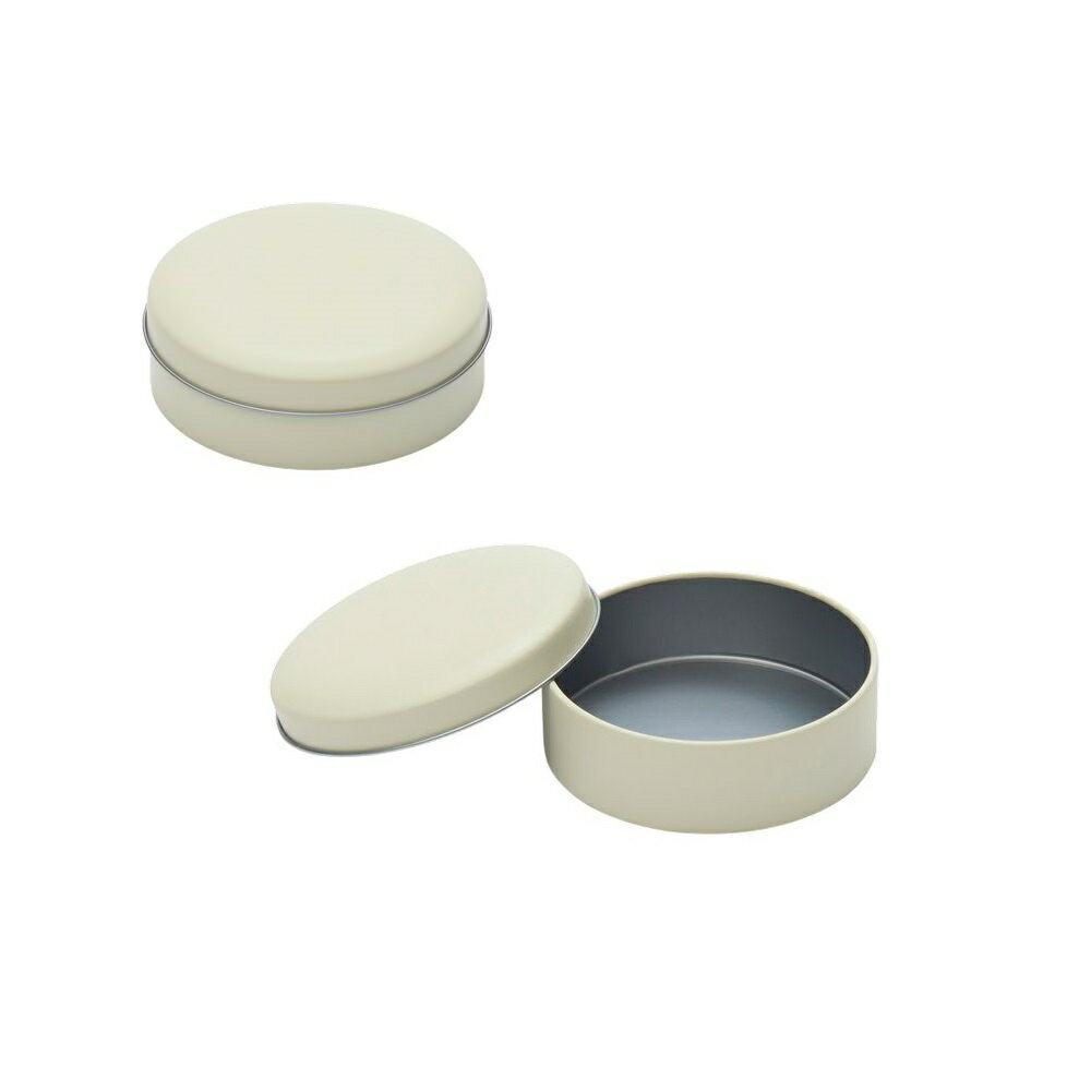 【取り寄せ品】無地缶 キャンディ ラウンド缶 バニラ 150個【スチール缶 丸缶 丸型 カラー無地 ラッピング ギフト】