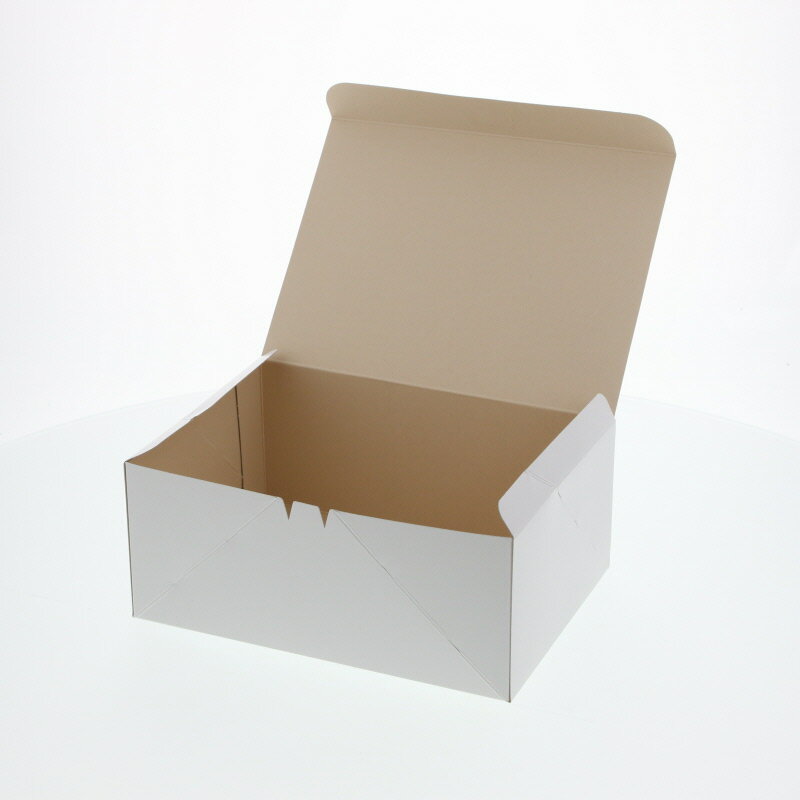 ケーキ箱　食品箱 洋生 白C　 50枚 ケーキ6個用（210×150×H90mm）
