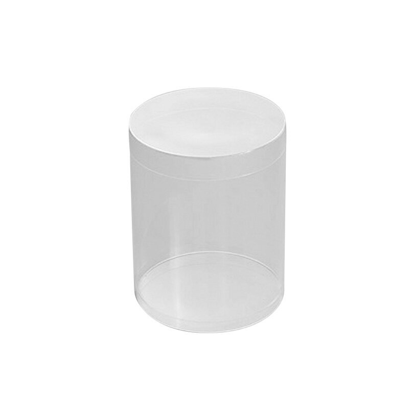 箱　クリスタルBOX　円柱　中　10個　直径78×高さ100mm