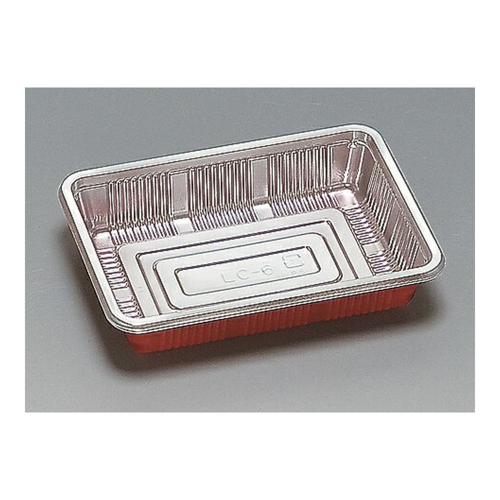 弁当・仕出容器 LC‐6 本体、ふたセット 100枚 外寸(180×125×深さ35)mm