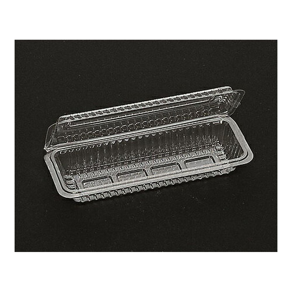 フードパック　P‐50　100枚 外寸（208×83×深さ28（ふた高さ13）)mm【業務用　透明パック】