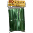 【ケース販売】IGOツイストタイ ペットタイ 4mm×10cm メタリックグリーン 1000本袋入×50袋