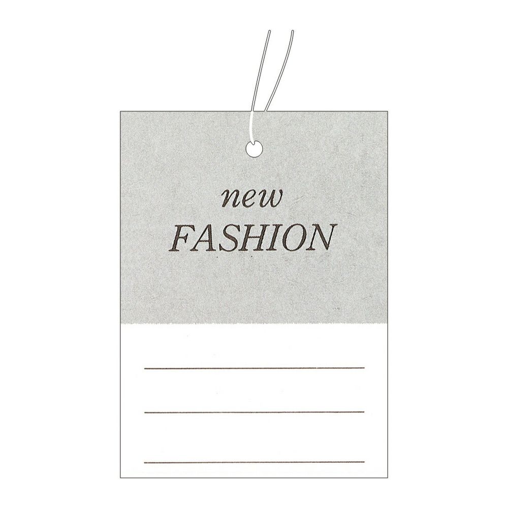提札 高級 FASHION 500枚【商品タグ 提げ札 糸付値札】